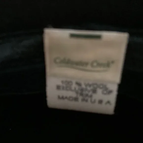 winter black felt hat - Picture 3 of 3